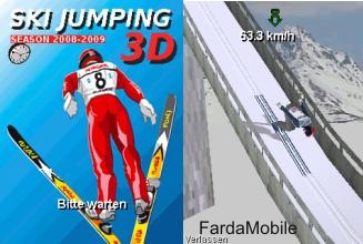 بازی اسکی برای موبایل -Ski Jumping 3D